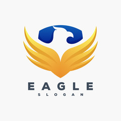 eagle logo design ready to use