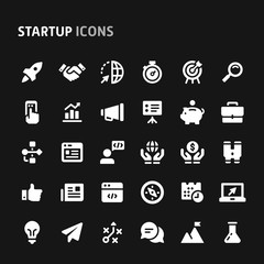Startup Vector Icon Set.