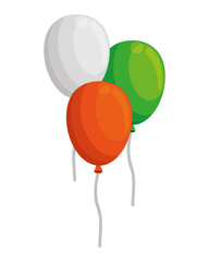 balloons helium floating decorative icons