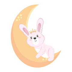 Isolated rabbit cartoon design vector illustration