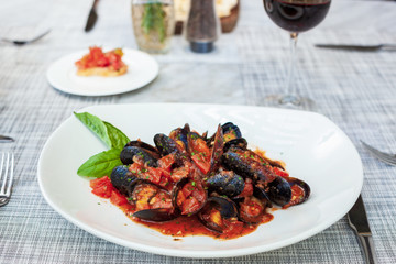 Mejillones Cozze al Vino Blanco