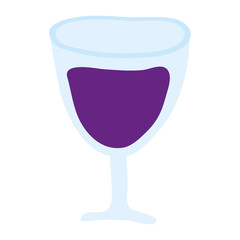 wine cup glass isolated icon