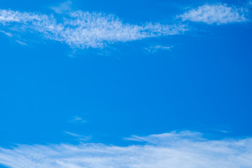 【写真素材】 青空　空　雲　初夏の空　背景　背景素材　6月　コピースペース　