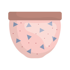 ceramic garden pot decorative icon