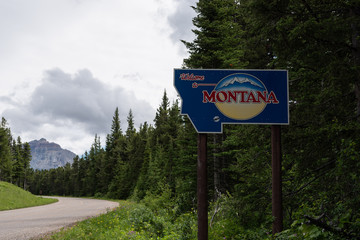 Welcome To Montana Sign