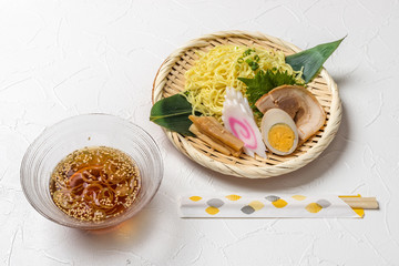 つけ麺　cold Chinese noodlessoup for dipping (tsukem)