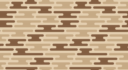 Seamless sand camouflage pattern. Vector geometric camo texture.