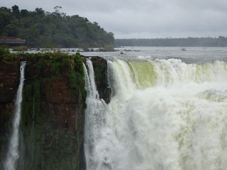 Iguazu Falls in Argentina and Brazil