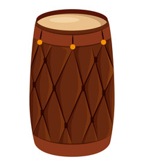 indian drum instrument traditional icon