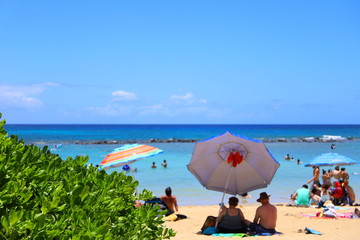 ハワイ　オアフ島のハナウマベイ