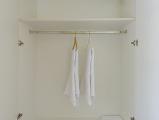 white wardrobe closet