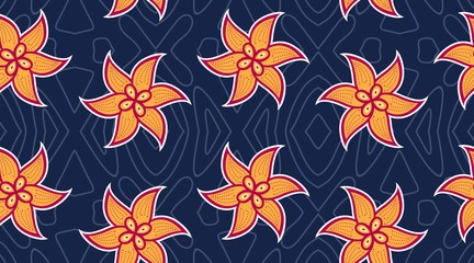 Seamless Indonesian Batik Pattern