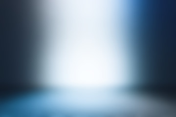 background of abstract dark concentrate floor scene with mist or fog, spotlight and display