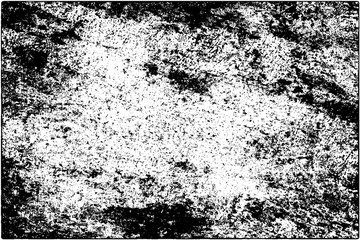 Grunge is black and white. Vector abstract texture of old surface