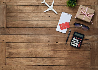Business objects office on desk table