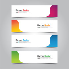 Vector Abstract design banner web template