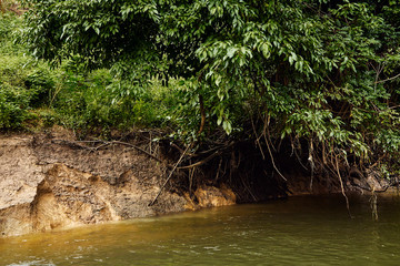 Fototapeta premium Travel Kanchanaburi river Kwai Yai