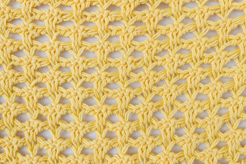 Dark Yellow Knitting Pattern or Knitted Pattern Background