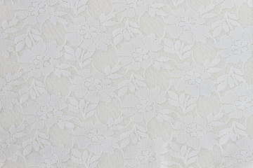 White Flower Lace Pattern Background