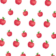 apples fresh fruits pattern background