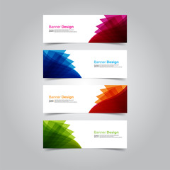 Fototapeta premium Vector Abstract design banner web template
