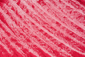 red powder pigment pattern background