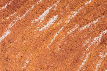 orange powder pigment pattern background
