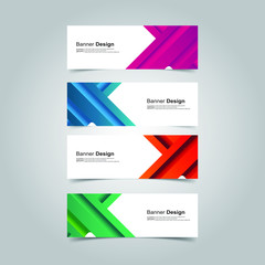 Vector Abstract design banner web template