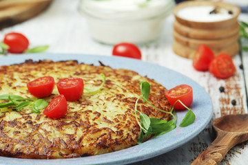 Rosti - Swiss dish made of grated potato