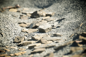 Arid landscape view