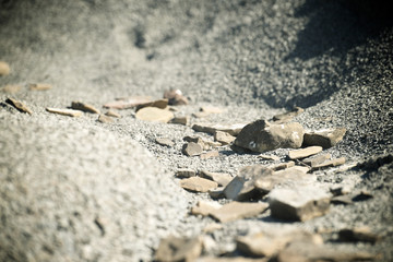 Arid landscape view