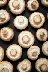 Mushrooms close up