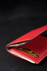 Wallet close up