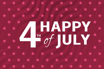 4th of July, Independence Day USA stylized background