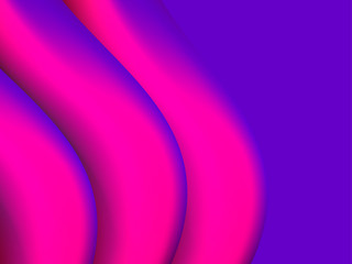 Abstract background with violet gradient waves. Dynamic effect. Vector illustration