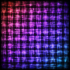 Glowing Checkered Pattern with Light Effect.