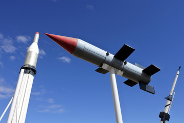 Woomera Missile Park in Woomera South Australia