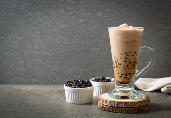 Taiwan milk tea with bubbles