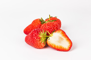 Fresh red strawberry