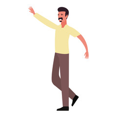 man character male casual clothes