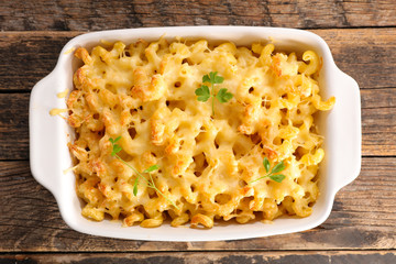 baked pasta with cream and cheese