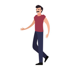 man character male casual clothes