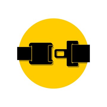 recommend clip art: Seat belt icon, Safety in the car or airplane