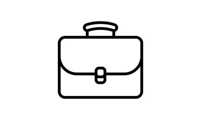 Portfolio linear icon vector image 