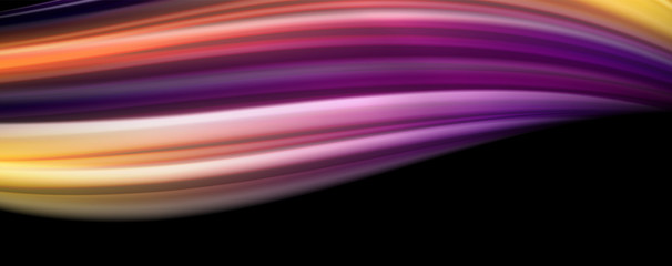 Flowing liquid colors - modern colorful flow poster. Wave liquid shapes. Art design for your design project