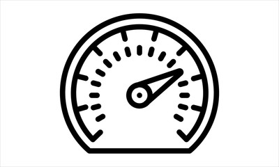 Speedometer icon vector image 