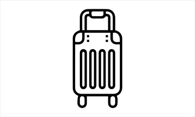 Travel bag icon for luggage and trips