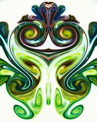 Colorful Paint Mix abstract pattern