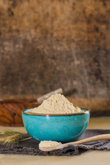 gluten flour with high protein index.