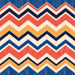 seamless chevron wave fabric textile pattern vector background